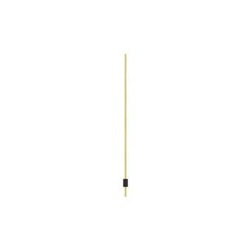 Wandlamp | COMO | 12W | 120cm | Goud | IP20, Ophalen of Verzenden, Nieuw, Metaal