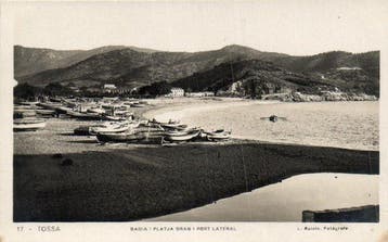 Spanje - Fotoglans ansichten van diverse plaatsen en, Gelopen