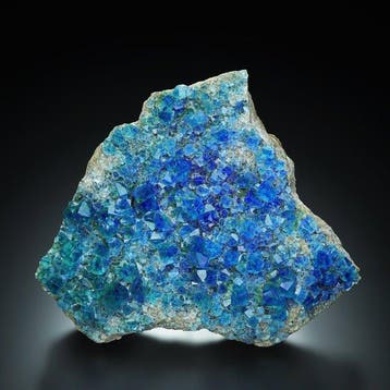 Wereldklasse! Museumformaat fluorescerende fluoriet uit