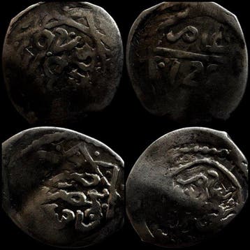 . Alawitische dynastie Dirham 1710 AD Mint Fes (2 coins)
