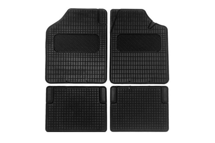 Universele auto vloermatten - RCM-02 - complete set - rubber, Auto diversen, Auto-accessoires, Ophalen of Verzenden