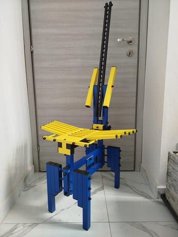 Anacleto Spazzapan - Stoel - Aluminium