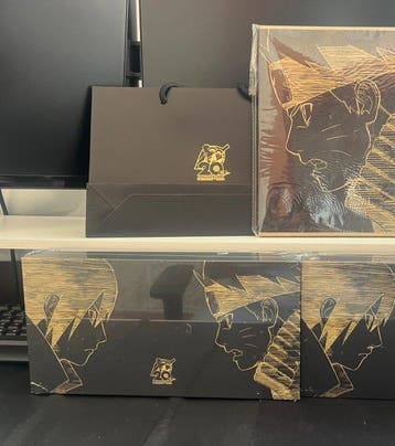 Naruto 20th Anniversary 24K Plated Card/Cardfun - 1 Sealed, Nieuw