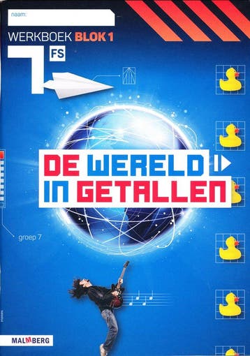 De wereld in Getallen versie 5 Werkboek Blok 1 groep 7 FS (p, Boeken, Verzenden, Nieuw