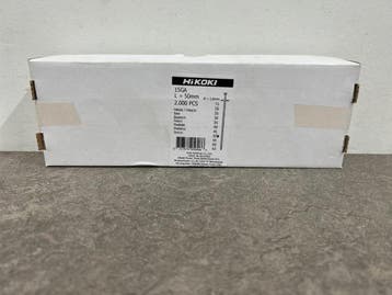 Veiling - 5x HiKOKI afwerkspijkers schuin 15GA 50mm 2000-pac, Nieuw