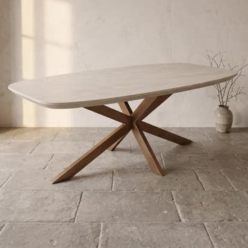 Eettafel Madison Sand | 280 cm | Deens Ovaal | Starfurn, Ophalen of Verzenden, Nieuw