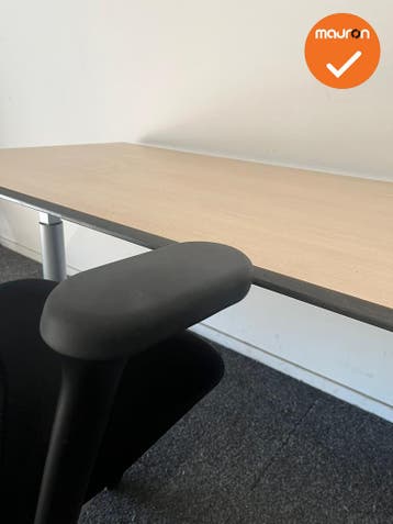 Refurbished Werkplek - Gispen TM bureau 180x80 + HAG Futu bu, Werkplek, Ophalen of Verzenden, Gebruikt, Bureau