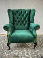 Fauteuil - Hout, Fluweel
