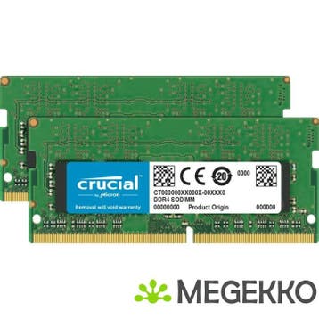 Crucial DDR4 SODIMM 2x32GB 3200, Computers en Software, RAM geheugen, Verzenden, Nieuw