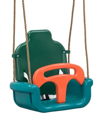 Groeischommel plastic Groen/Turquoise/Oranje (Schommels), Ophalen of Verzenden, Nieuw