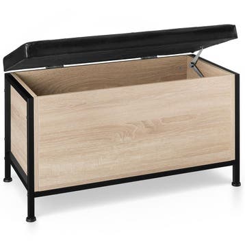 Bank met opbergruimte Calico 81,5x41,5x50,5cm, Verzenden, Nieuw