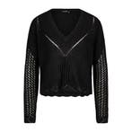 Marc Aurel • zwarte opengewerkte trui • 36, Marc Aurel, Verzenden, Zwart, Nieuw