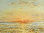 Jean-Baptiste Itah (XX) - Coucher de soleil au Havre