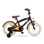 SJOEF Cruise Jongensfiets 16 inch - Mat Zwart, Fietsen en Brommers, Fietsen | Kinderfietsjes, Verzenden, Nieuw, 16 tot 20 inch