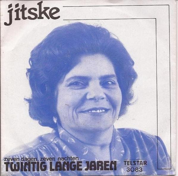 vinyl single 7 inch - Jitske - Twintig Lange Jaren, Cd's en Dvd's, Vinyl Singles, Zo goed als nieuw, Verzenden