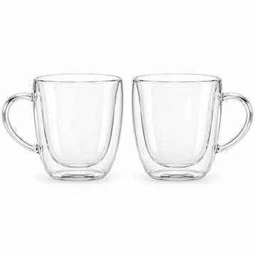 Dubbelwandige Cappuccinoglazen 270 ml - 2 Stuks, Verzenden, Nieuw