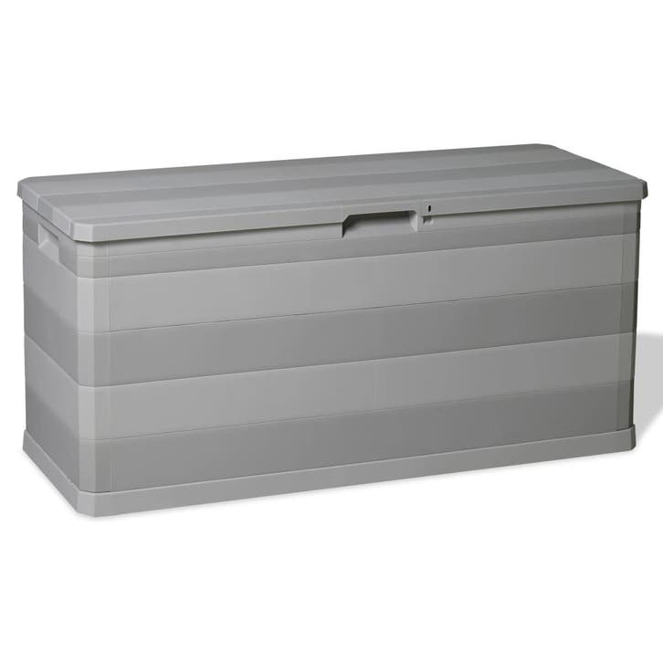 vidaXL Tuinbox 117x45x56 cm grijs, Tuin en Terras, Overige Tuin en Terras, Nieuw, Verzenden
