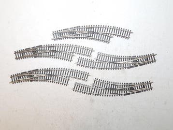 Märklin H0 - 2268/2269 - Modeltreinsporen (8) - 8x K-rail, Nieuw