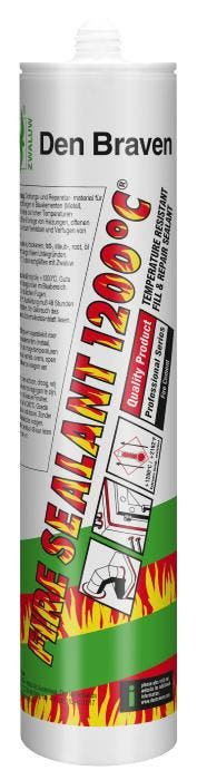 Zwaluw fire sealant 1200 c 310 ml, zwart, koker, Doe-het-zelf en Verbouw, Isolatie en Afdichting, Verzenden, Nieuw