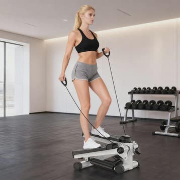 Hydraulische Stepper met Weerstandsbanden - Compacte Indoor, Verzenden, Nieuw