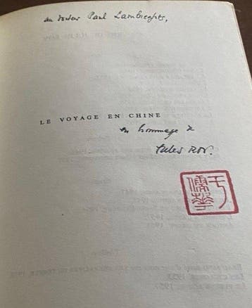 Jules Roy - Le voyage en Chine - 1965, Antiek en Kunst
