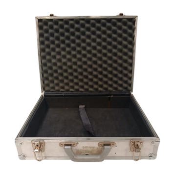 Aluminium transportkoffer, 48x37x14 cm, wit grijs, met, Muziek en Instrumenten, Behuizingen en Koffers, Ophalen of Verzenden, Gebruikt