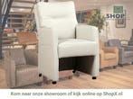 Leren eetkamerstoel Sharp - Toledo Bianco (gebroken wit) -, Huis en Inrichting, Stoelen, Eigentijds, Modern, Wit, Nieuw, Leer