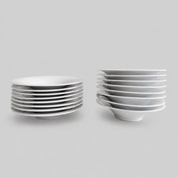 Alessi - Toyo Ito - Bord (16) - Ku-collectie - Porselein