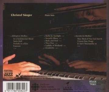 cd - christof sanger - LIVE AT THE MONTREAL JAZZ FESTIVAL..., Verzenden, Zo goed als nieuw