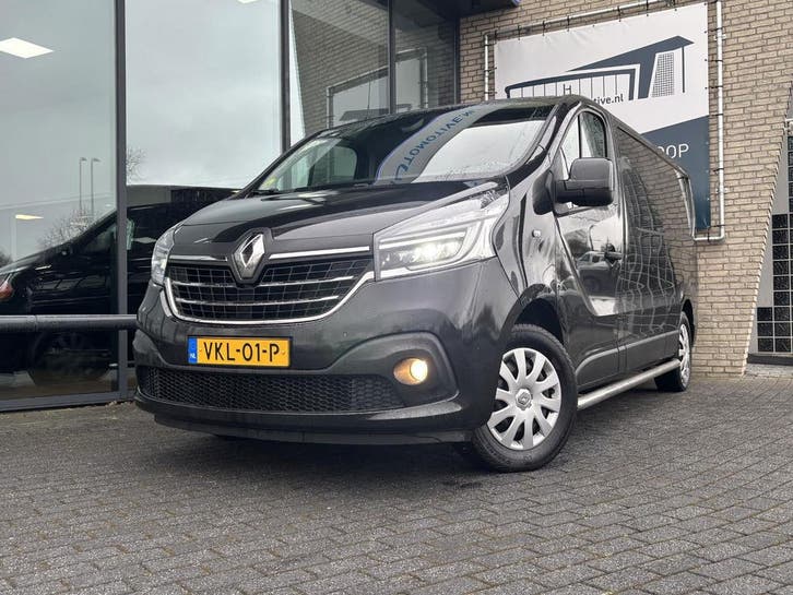 Renault Trafic 2.0 dCi L2H1 DC*5-PERS*AUTOM.*ECC*CRUISE*NAVI, Auto's, Bestelauto's, Lease, Zwart, Automaat, Overige kleuren, Financial lease