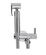 Bidet-Handdoucheset Rond – Chroom – Inclusief Slang en, Ophalen of Verzenden, Nieuw, Chroom, Bad