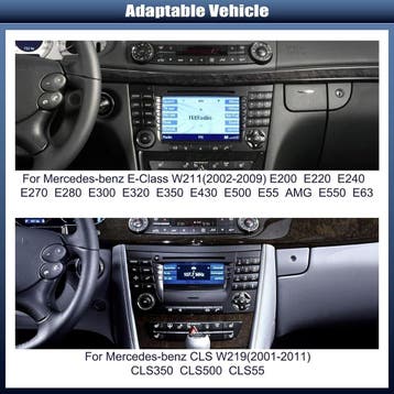 CAMECHO Android 15 autoradio met navigatiesysteem voor Merce, Verzenden, Zo goed als nieuw