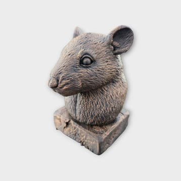 Bust of a rat statue - home decor animal lover gift him her, Verzamelen, Beelden en Beeldjes, Verzenden, Nieuw