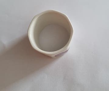 Boerenbont Servetring 8kantig rond 4 cm (Boerenbont servies), Verzenden, Nieuw, Aardewerk, Overige typen
