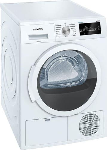 Siemens Wt46g4g0 Condensdroger 9kg, Ophalen of Verzenden, Zo goed als nieuw, Voorlader, 85 tot 90 cm