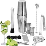 Cocktail Set | 14-Delige Cocktail Shaker Set | RVS | 750 ml, Ophalen of Verzenden, Nieuw