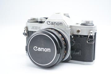Canon AE-1 chrome + FD 1.8/50mm S.C. | Single lens reflex, Nieuw
