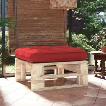 vidaXL Tuinhocker pallet geïmpregneerd grenenhout, Verzenden, Nieuw