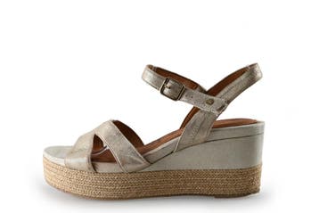 Manfield Espadrilles in maat 38 Goud, Overige kleuren, Verzenden, Zo goed als nieuw, Manfield