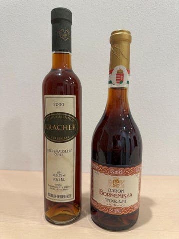 2000 Weinlaubenhof Kracher Beerenauslese Cuvée & 1991 Baron, Nieuw