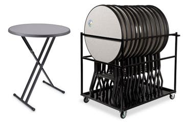 Supercombi | 14x Statafel Madeira + trolley, Ophalen of Verzenden, Nieuw, Kunststof