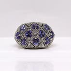 Zonder minimumprijs - Ring Zilver - 2.62ct. tw. Tanzaniet -, Nieuw