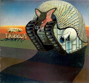 Emerson, Lake & Palmer - Tarkus (LP 1973 UK), Ophalen of Verzenden, Gebruikt
