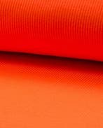 Neon rib boordstof oranje, Nieuw, Oranje