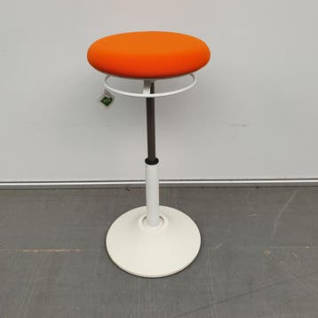 NIEUW Mango zit-sta kruk - oranje / wit, Ophalen of Verzenden, Nieuw