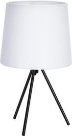 Tafellamp - Bureaulamp - Tafellamp slaapkamer - Wit - Aigost, Huis en Inrichting, Lampen | Tafellampen, Verzenden, Zo goed als nieuw