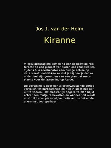 Kiranne 9789081509138 J.J. van der Helm, Verzenden, Gelezen, J.J. van der Helm