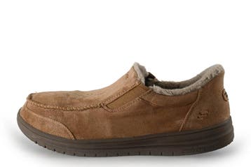 Skechers Instappers in maat 42 Bruin, Kleding | Heren, Bruin, Verzenden, Overige typen, Zo goed als nieuw