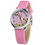 Fako - Kinderhorloge - Eenhoorn / Unicorn - Gelakt - Roze, Sieraden, Tassen en Uiterlijk, Horloges | Kinderen, Verzenden, Nieuw