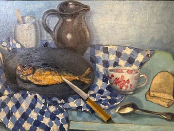 Belgische school (XX) After Louis Thévenet - Stilleven met, Antiek en Kunst